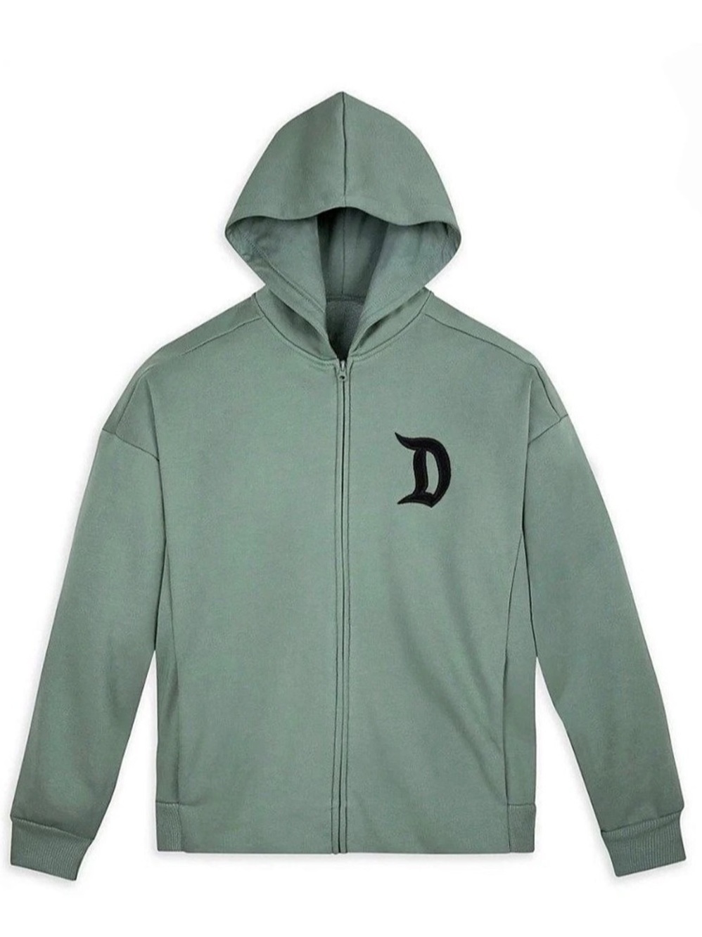 Disney Disneyland Authentic Original Zip Hoodie Green Boys 3XL Like New